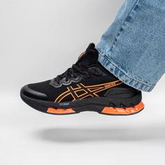 کفش کتانی مردانه مدل اسیکس ASICS رنگ مشکی نارنجی کد 95253