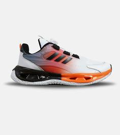 کفش کتانی مردانه سفید مشکی نارنجی ADIDAS bonce running DISC مدل 6064