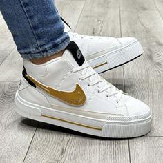 کفش مردانه ساق کوتاه مدل نایک NIKE رنگ سفید کرم کد 200950