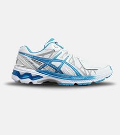 کفش کتانی مردانه سفید آبی ASICS KAYANO 20 مدل 6082