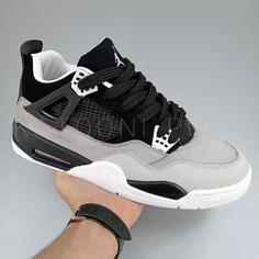 کفش جردن Nike Jordan 4  رنگ مشکی طوسی   کتونی جردن  جردن 4    کفش ایر جردن  4 air jordan  