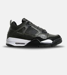 کتانی ساقدار زنانه و مردانه سبز زیتونی Nike air jordan 4 مدل 6019