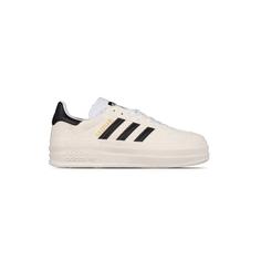 کفش آدیداس گزل لژدار سفید مشکی Adidas Gazelle Bold White Black