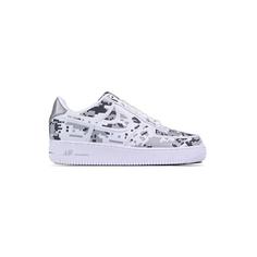 کتونی نایک ایرفورس 1 سفید طوسی مشکی پیکسلی Nike Air Force 1 Premium 08 Qs Digi Camo