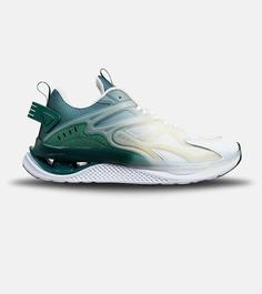 کفش کتانی مردانه سفید کرم سبز ADIDAS Customize Run مدل 6138