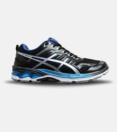 کفش کتانی مردانه مشکی آبی نقره ای ASICS GT 2000 مدل 6108