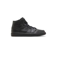 کتونی نایک ایرجردن 1 ساقدار تمام مشکی Nike Air Jordan 1 Mid Triple Black