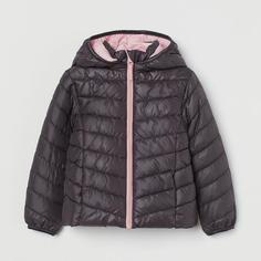 کاپشن پفی سبک دخترانه - خاکستری تیره Puffy jacket for girls - dark gray