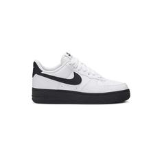 کتونی نایک ایرفورس 1 سفید زیره مشکی Nike Air Force 1 Low White Black Sole