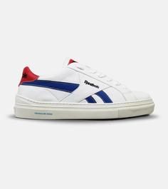 کفش کتانی کلاسیک سفید آبی Reebok Classic Leather Review مدل 5023