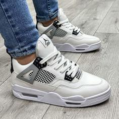 کفش و کتانی مردانه رنگ سفید مدل NIKE AIR JORDAN 4 جردن ایر کد 200970