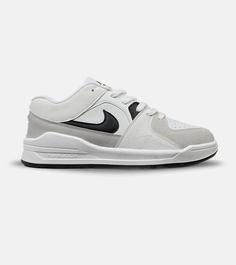 کفش کتانی مردانه و زنانه سفید طوسی مشکی NIKE formula 24 مدل 5043