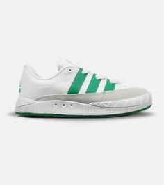 کفش کتانی مردانه سفید سبز ADIDAS TISCHTENNIS مدل 4845