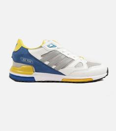 کفش کتانی مردانه سفید زرد آبی آدیداس adidas ZX 750 مدل 3503