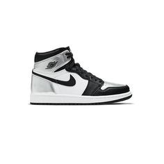 کتونی نایک ایرجردن 1 نقره ای Air Jordan 1 Silver Toe