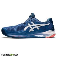 کفش تنیس مردانه اسیکس Asics Gel-Resolution 8 Clay- سرمه ای