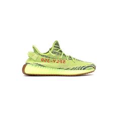 کفش مردانه آدیداس ییزی 350 سبز فسفری Adidas Yeezy 350 V2 Semi Frozen Yellow