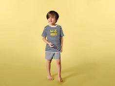 ست تیشرت و شلوارک پسرانه برند لوپیلو کد ۳۷۰۰۷۲ boys pyjama shorts set