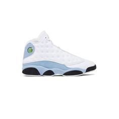 کتونی نایک ایرجردن 13 سفید آبی مشکی Nike Air Jordan 13 Retro White Blue Grey