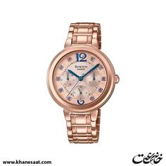 ساعت مچی زنانه کاسیو شین مدل SHE-3048PG-7BUDR