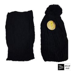 شال و کلاه بافت مدل shk68 Textured scarf and hat shk68