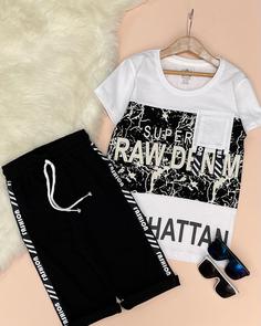 تیشرت شلوارک raw denim کد 1758