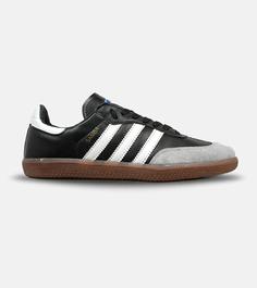 کفش کتانی مردانه و زنانه مشکی طوسی قهوه ای ADIDAS Samba مدل 4759