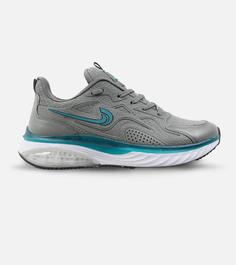 کفش کتانی مردانه طوسی سفید آبی Nike air max pluse مدل 4016