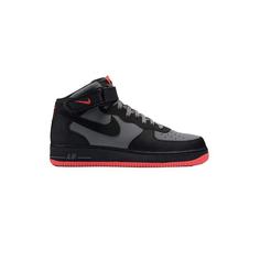 کتونی نایک ایرفورس نیم ساق طوسی قرمز Nike Air Force 1 Mid 07 Dark Grey Crimson