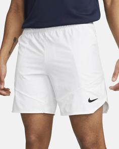 شلوارک تنیس مردانه نایک NikeCourt Dri-FIT Advantage 18 cm- سفید