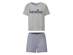 ست تیشرت شورتک زنانه برند benetton کد ۳۰۹۶۳p00u2 Womens pijamas