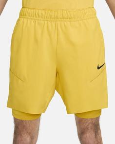 شلوارک تنیس مردانه نایک NikeCourt Slam Dri-FIT- زرد