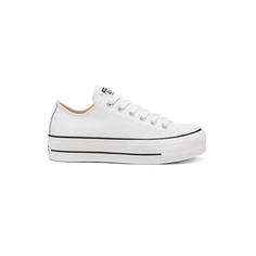 کفش آل استار کانورس ساق کوتاه سفید Chuck Taylor Platform Low