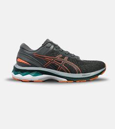 کتانی بزرگ پا خاکستری نارنجی ASICS GEL-KAYANO 27 مدل 4739