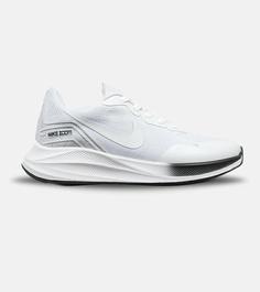 کفش کتانی بزرگ پا سفید مشکی Nike air zoom مدل 5813