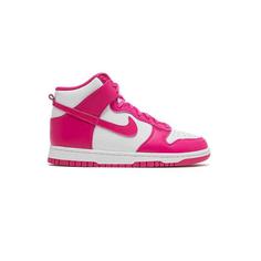 کتونی ساقدار نایک دانک صورتی Nike Dunk High Pink Prime