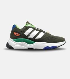 کفش کتانی مردانه سبز سفید آبی ADIDAS torsion مدل 5364