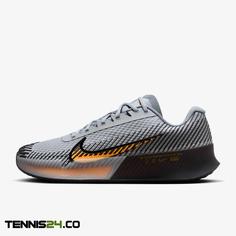 کفش تنیس مردانه نایک Nike Court Air Zoom Vapor 11- طوسی