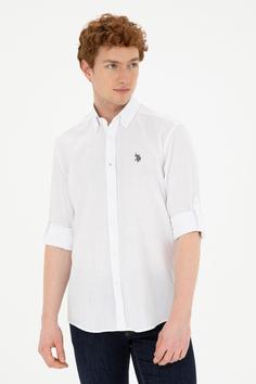 پیراهن مردانه یو اس پلو اورجینال سفید U.S. Polo Assn. 1007696