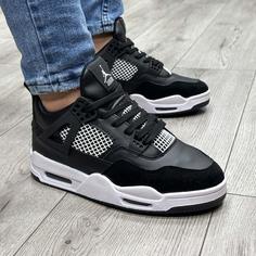 کفش و کتانی مردانه رنگ مشکی مدل NIKE AIR JORDAN 4 جردن ایر کد 200971