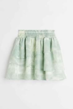 دامن چین دار اچ اند ام دخترانه ruffled skirt