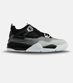 کتانی ساقدار بزرگ پا طوسی مشکی Nike air jordan 4 مدل 5644