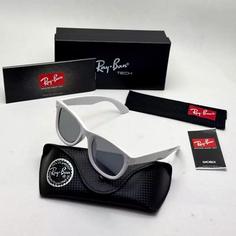 عینک آفتابی ریبن ویفرر ریورس سفید به همراه پک کامل اصلی rayban