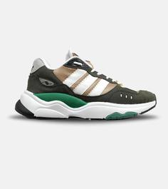 کفش کتانی مردانه کرم خاکستری سفید سبز ADIDAS torsion مدل 5365