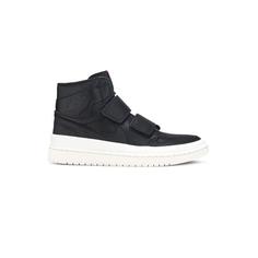 کتونی نایک ایرجردن 1 دوبل ساق بلند مشکی Nike Air Jordan 1 Retro High Double Strap Black