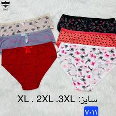 شورت نخی طرح ترک کد۷۰۱۱👙جین۱۲تایی سایز XL