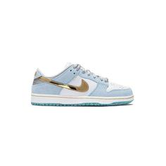 کتونی کژوال نایک آبی طلایی Nike SB Dunk Low Sean Cliver