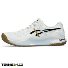 کفش تنیس مردانه اسیکس Asics Gel-Resolution 9 x Boss – سفید/قهوه ای