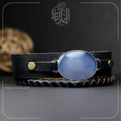 دستبند مردانه عقیق یمنی کد 2172