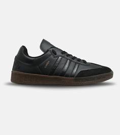 کفش کتانی مردانه و زنانه مشکی قهوه ای ADIDAS SAMBA مدل 5718